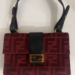Fendi Red and Black Women's Bag